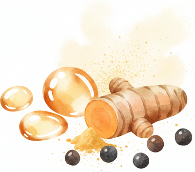 Boswellia + Turmeric + Black Pepper