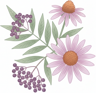 European Elderberry + Echinacea